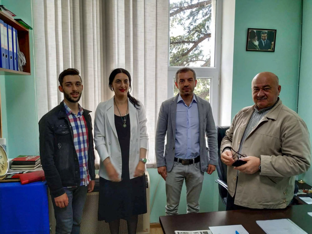 Meeting at Kaspi Municipality City Hall